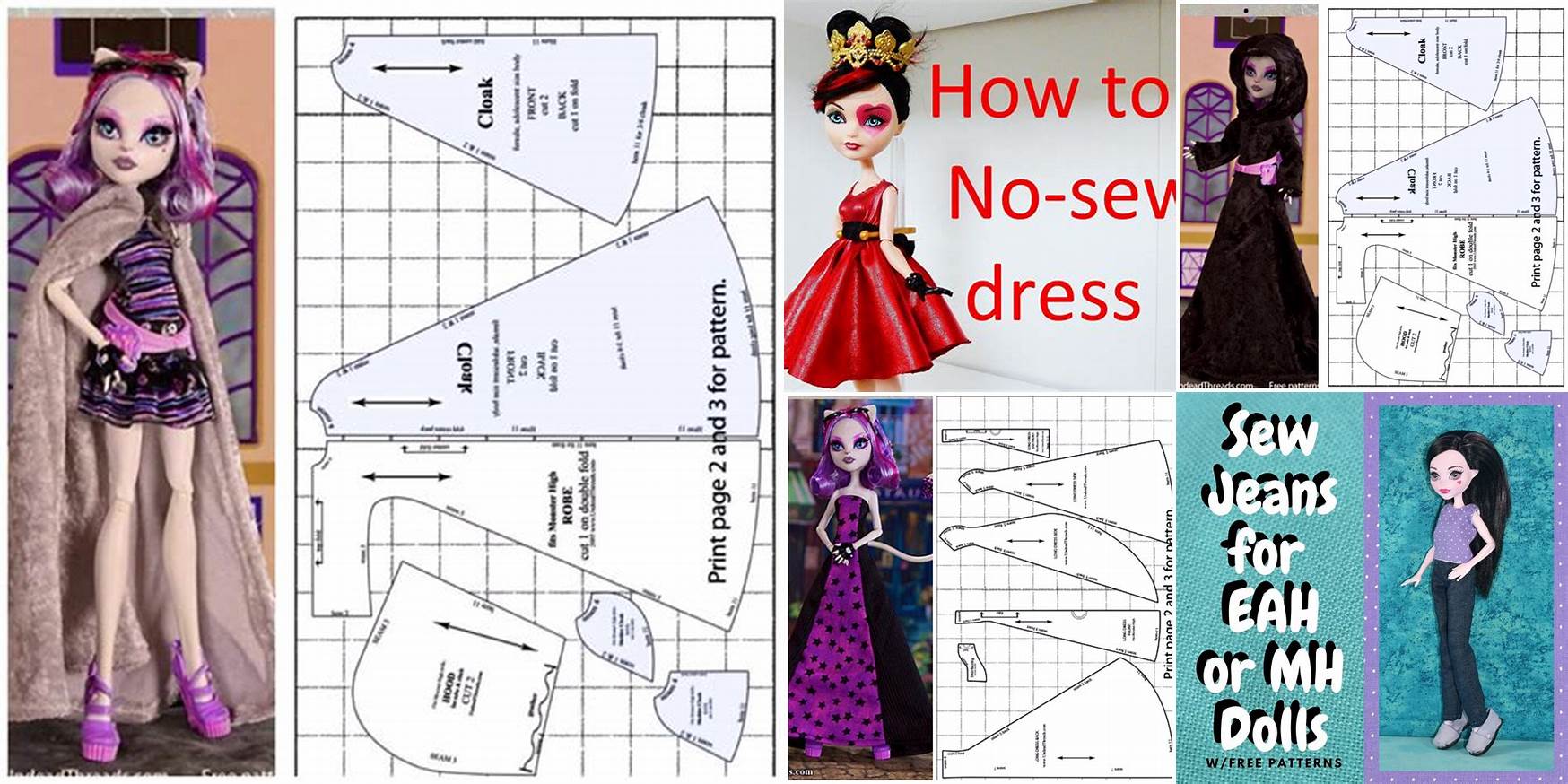How To Sew Monster High Doll Clothes