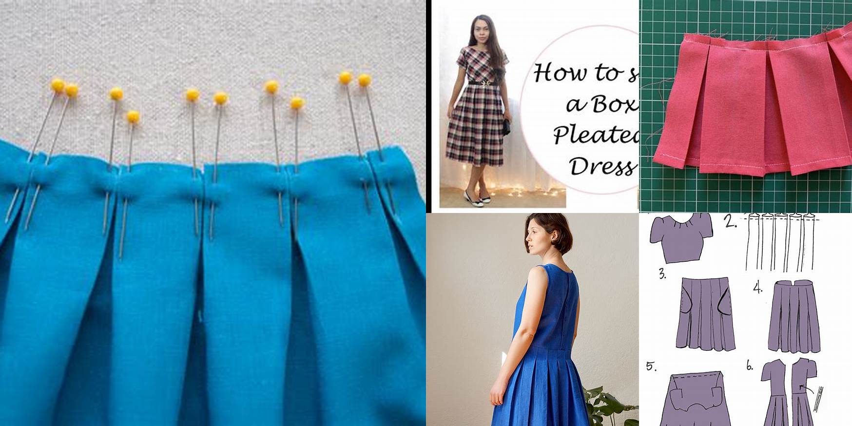 How To Sew Pleats In A Dress
