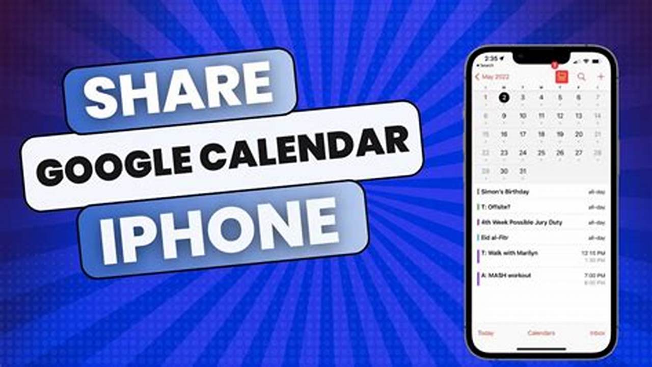 How To Share Google Calendar On Iphone With Others