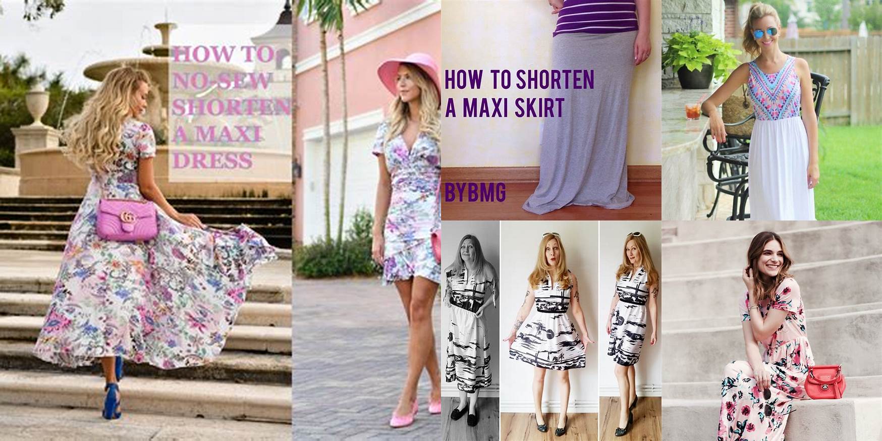 How To Shorten Maxi Dress