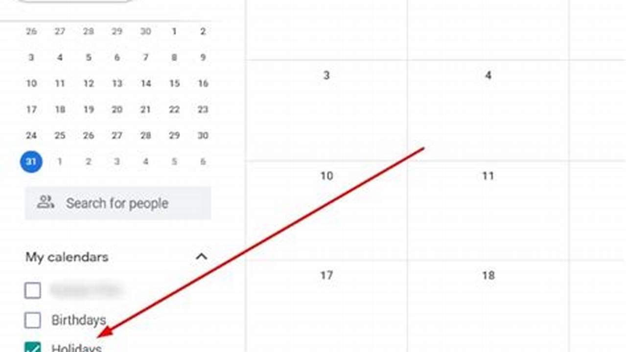 How To Show Holidays On Google Calendar