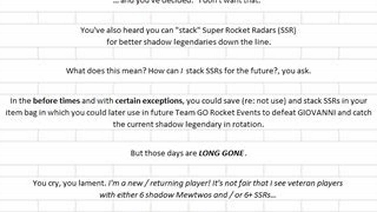 How To Stack Super Rocket Radar 2024