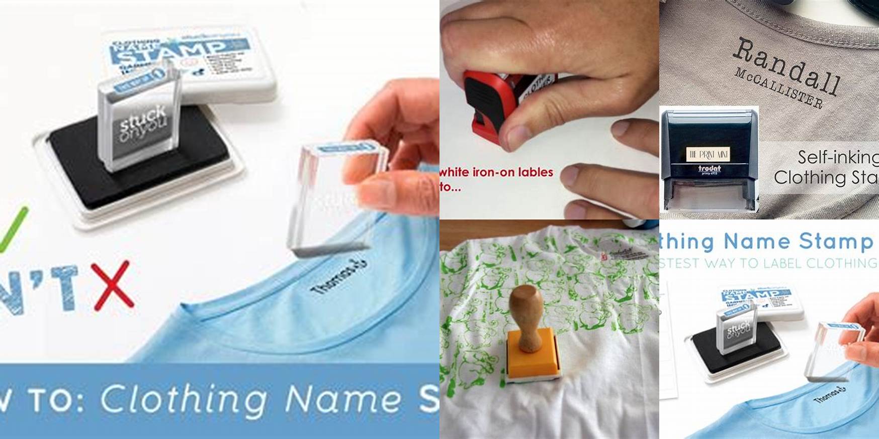 How To Stamp Clothes
