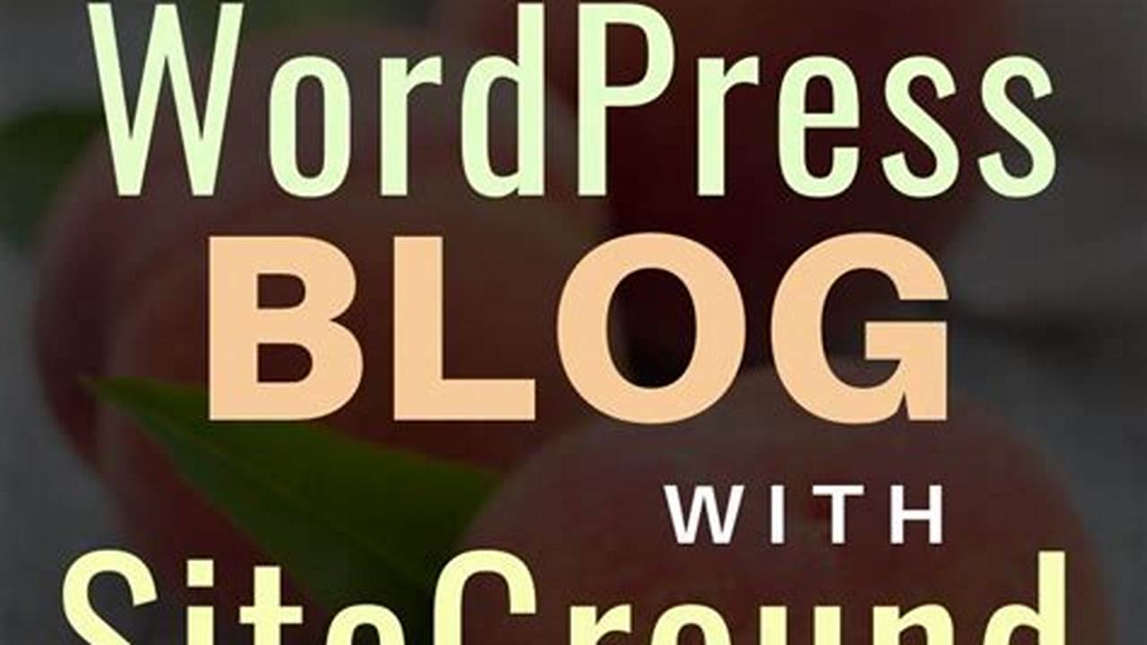How To Start A Blog 2024