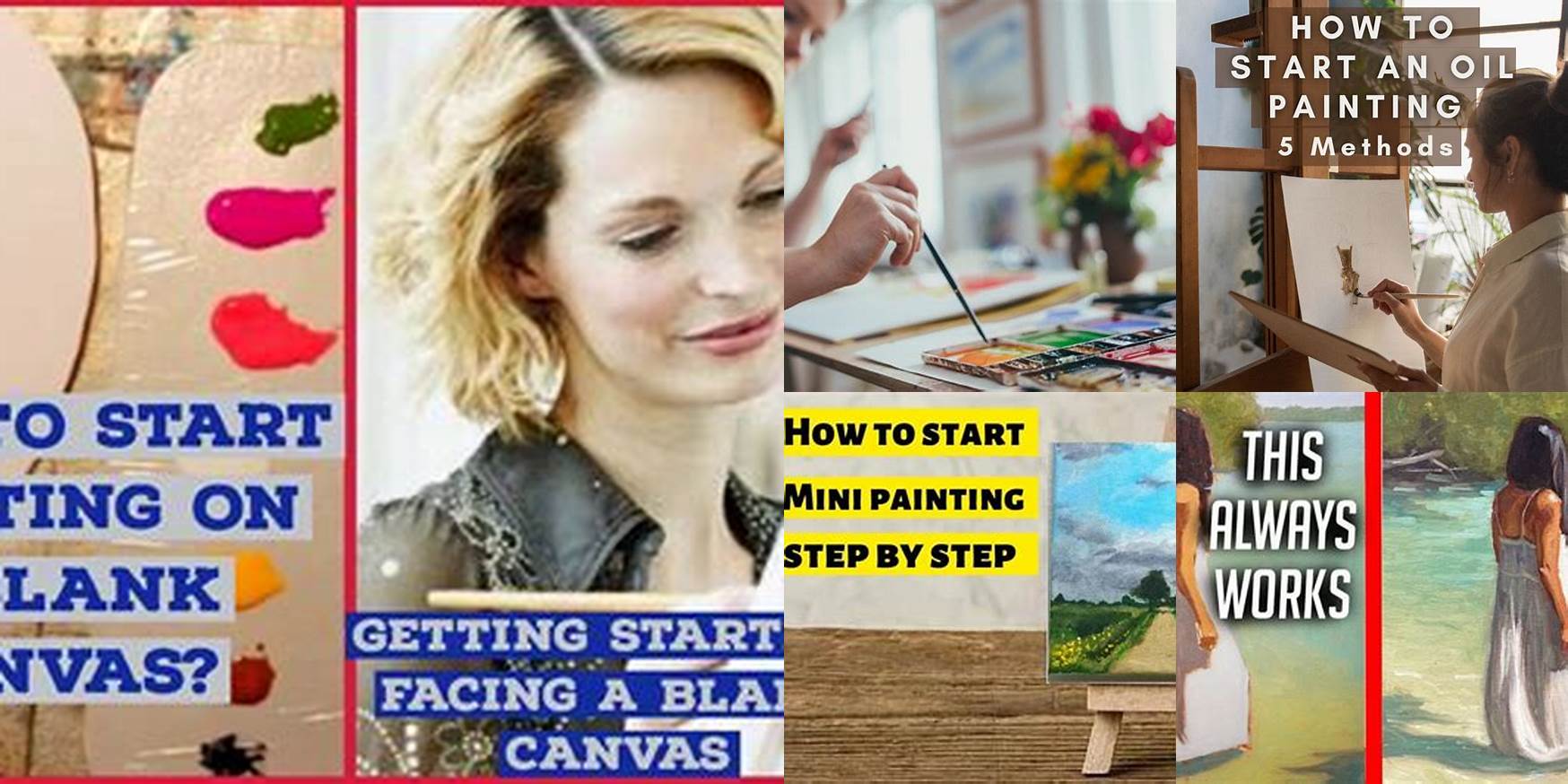 How To Start Canvas Painting