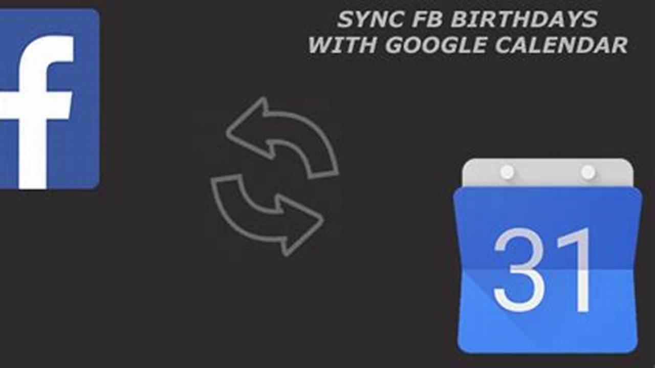 How To Sync Facebook Birthdays With Google Calendar