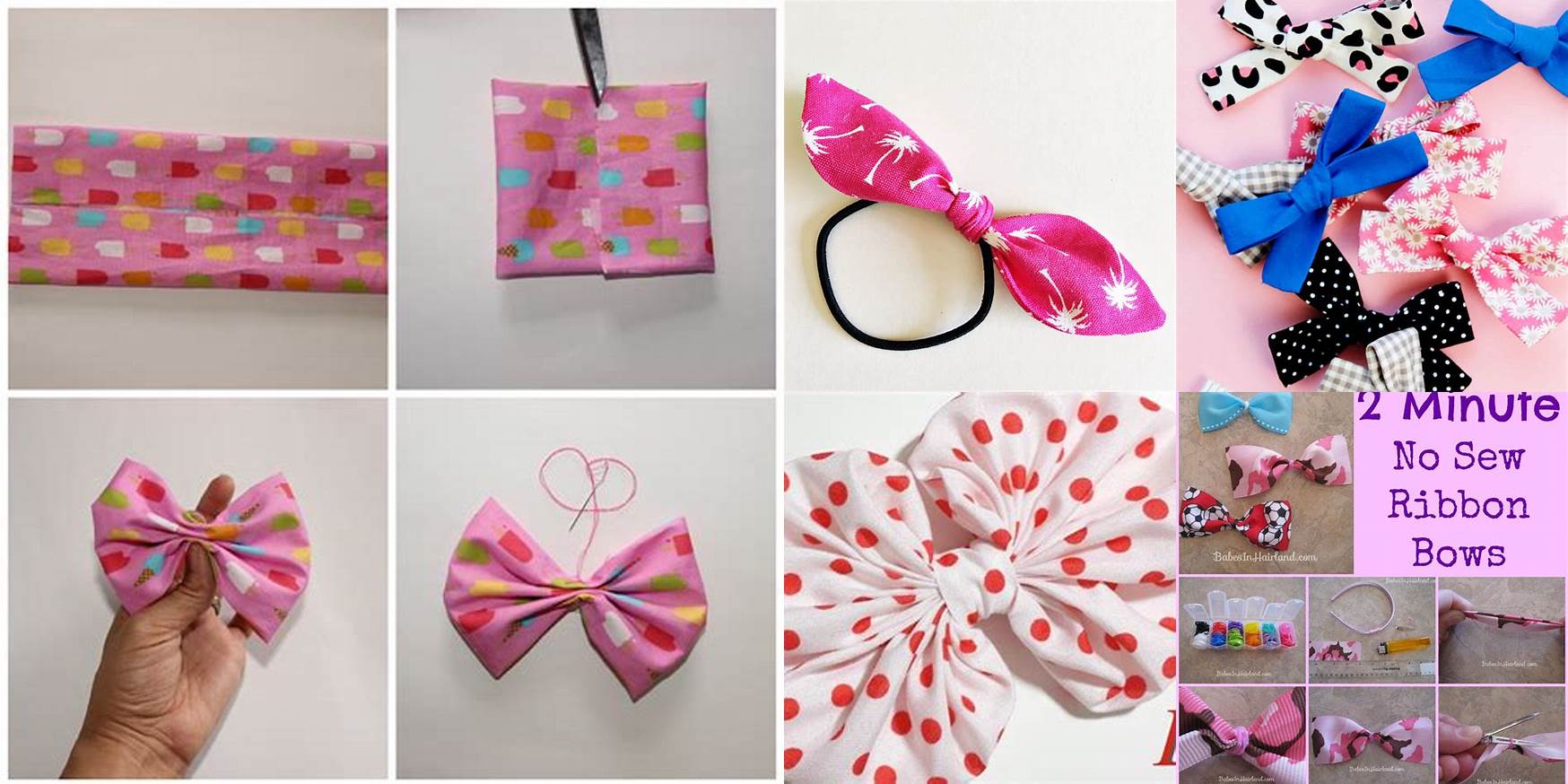How To Tie A Hair Bow Out Of Fabric
