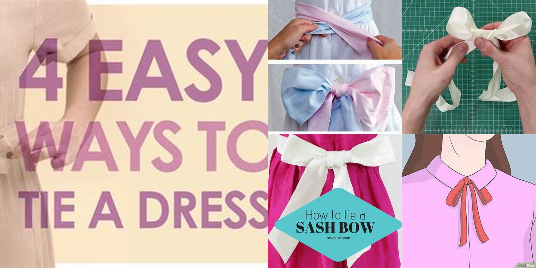 How To Tie A Ribbon On A Dress