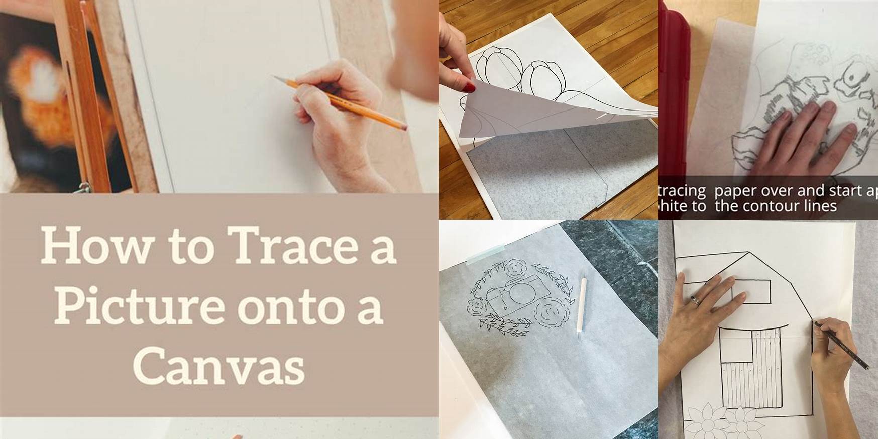 How To Trace Onto Canvas