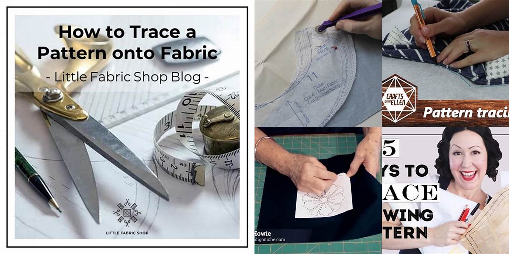 How To Trace Patterns Onto Fabric