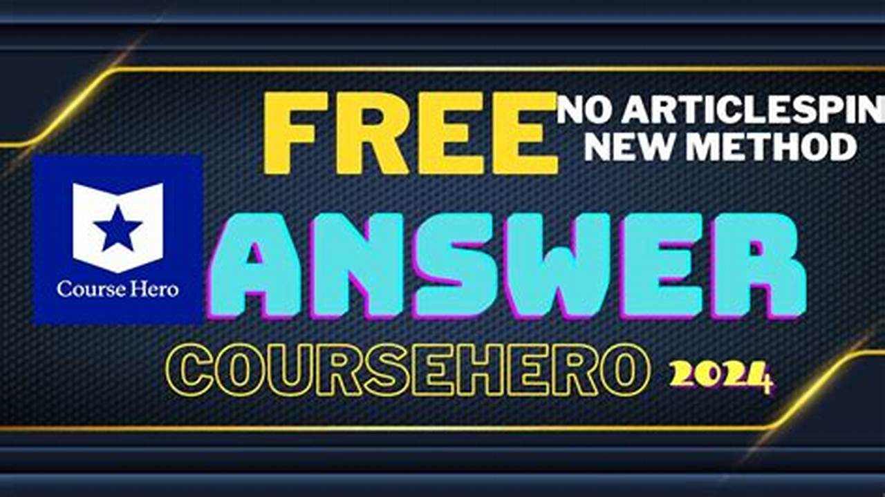 How To Unblur Course Hero 2025