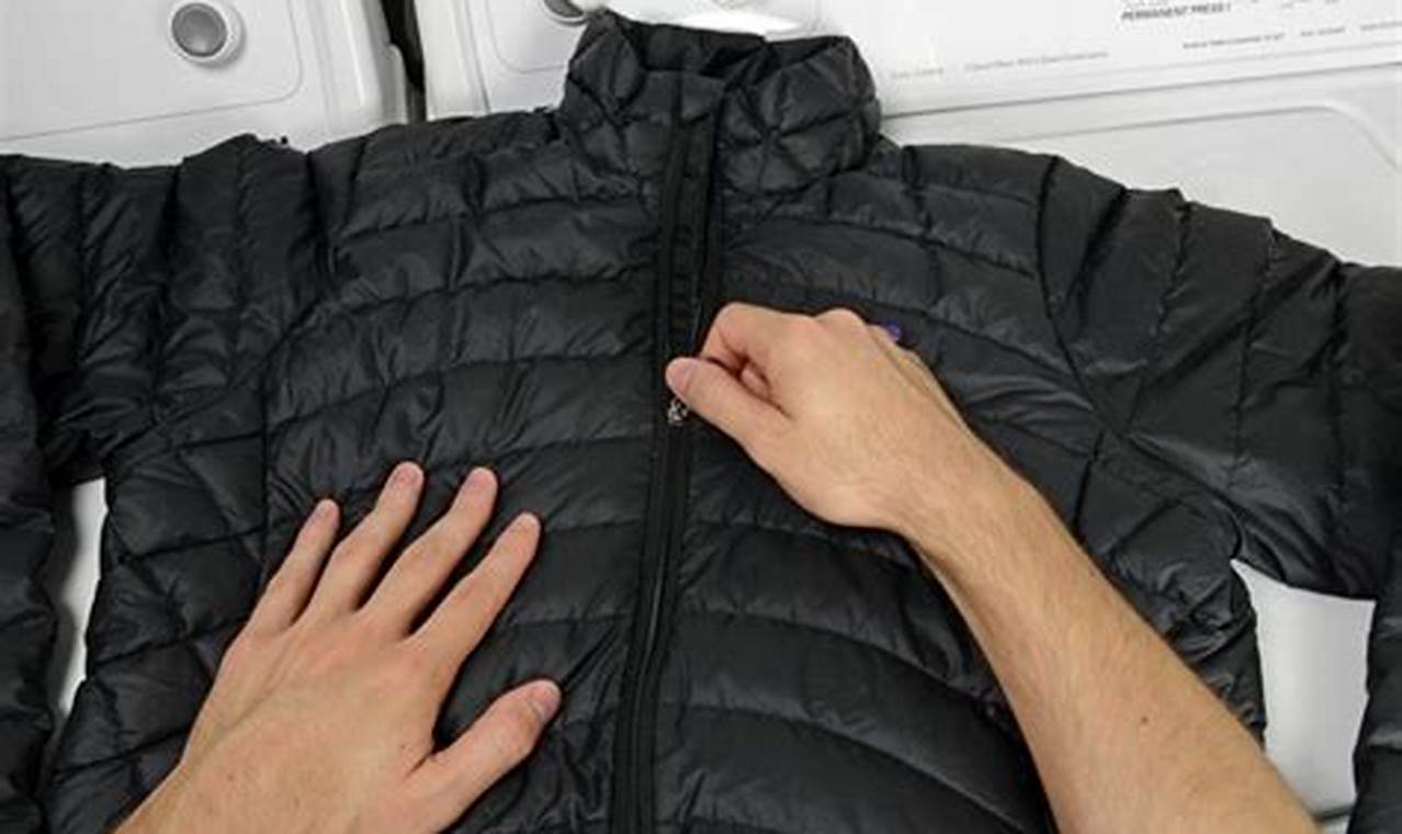 How To Unclump Down Jacket After Washing