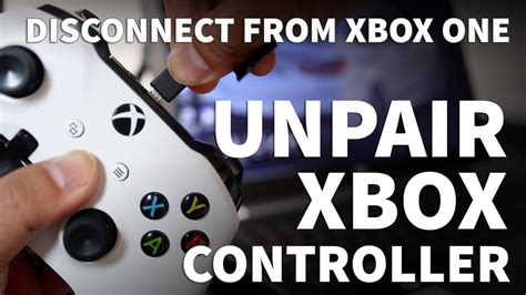How To Unpair Xbox One Controller From Console?