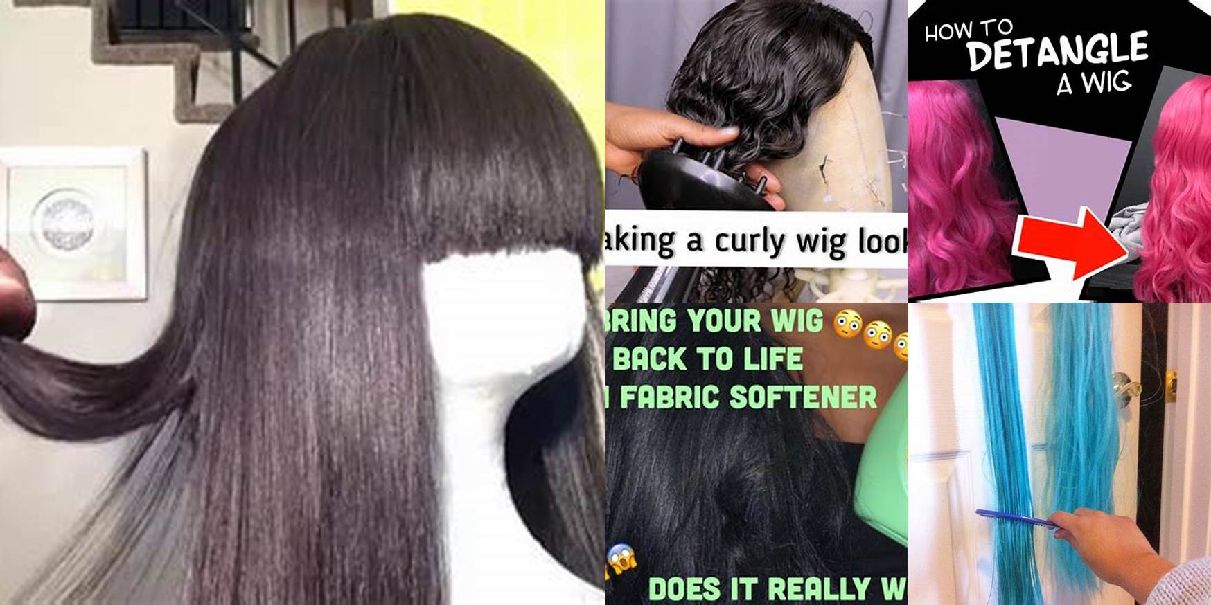 How To Untangle A Wig Without Fabric Softener