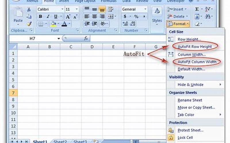 How To Use Autofit Column Width In Excel