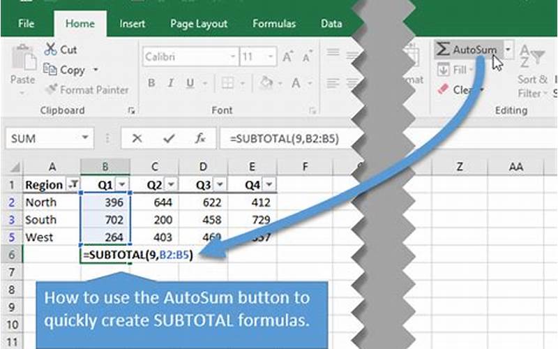 How To Use Autosum Shortcut In Excel