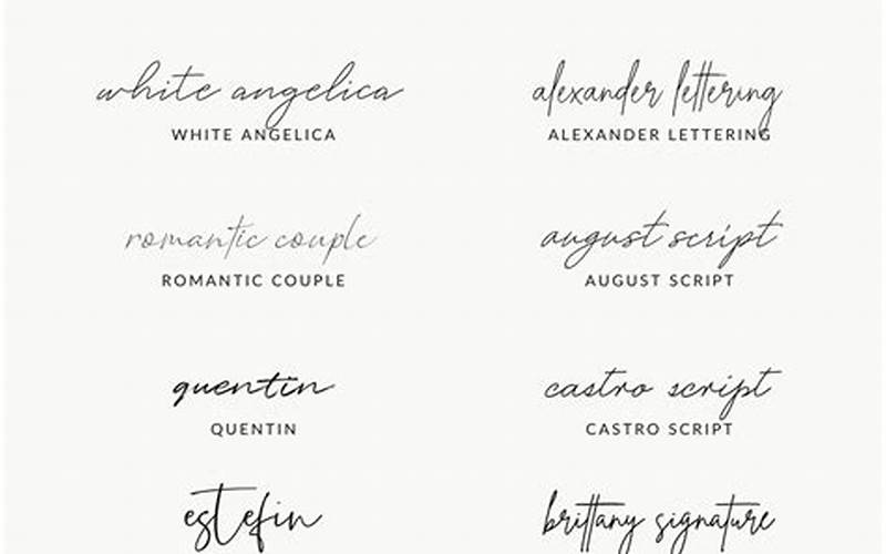 How To Use Feminine Script Fonts