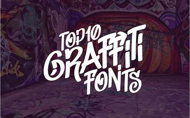 How To Use Graffiti Fonts