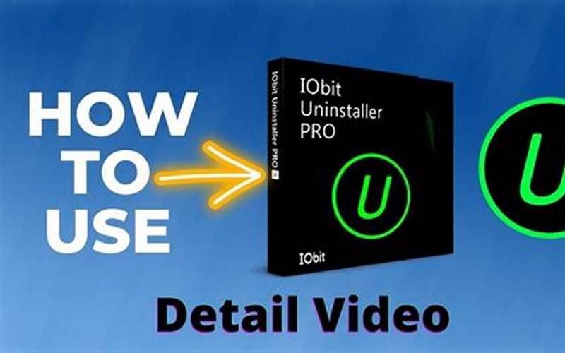 How To Use Iobit Uninstaller
