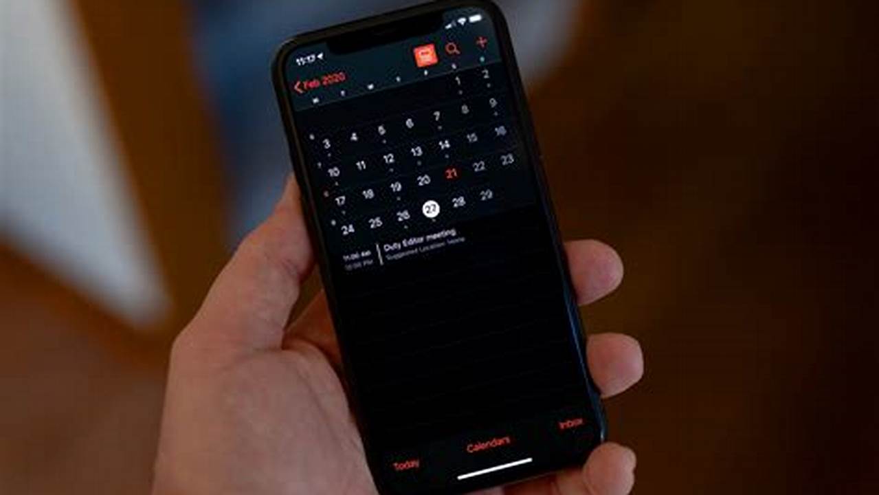 How To Use Iphone 11 Calendar