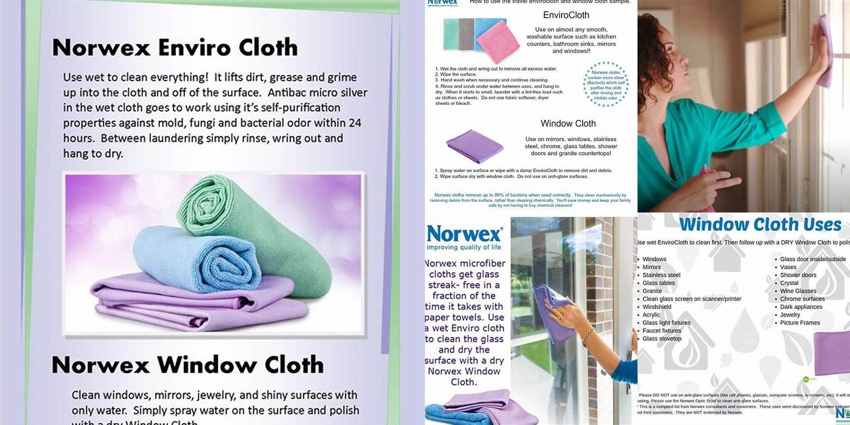 How To Use Norwex Window Cloth