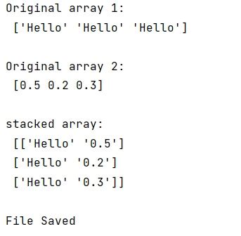 th?q=How%20To%20Use%20Python%20Numpy - Python Numpy: Writing Strings and Floats to ASCII with Savetxt