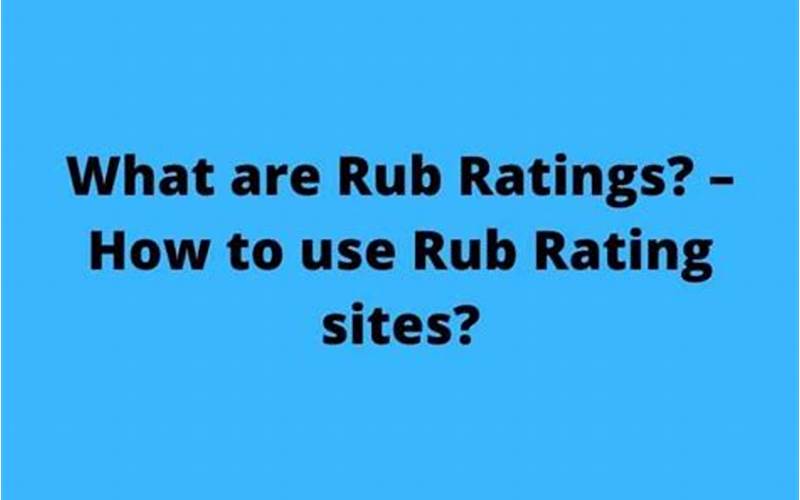 How To Use Rub Ratings San Diego