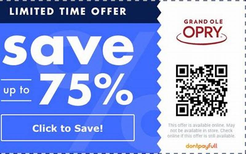 How To Use The Grand Ole Opry Promo Code