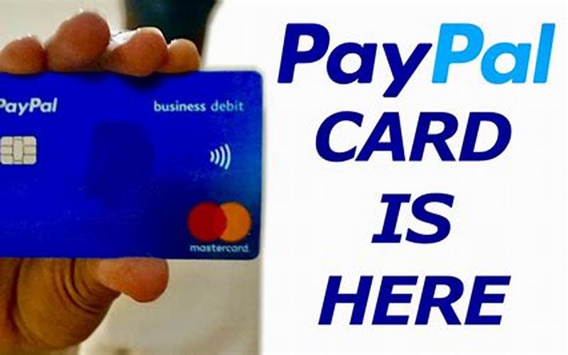 How To Use Your Paypal Card