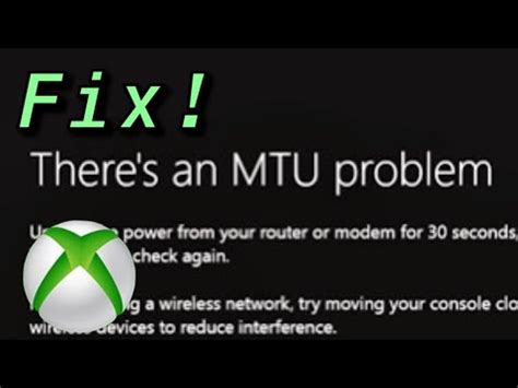 How do I Change my MTU Settings on Xbox One?