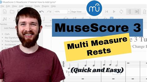 How do I add rests to a score in Musescore?