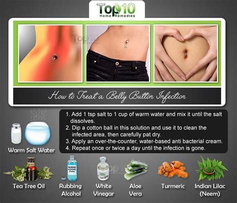 How to Clean an Infected Belly Button Piercing