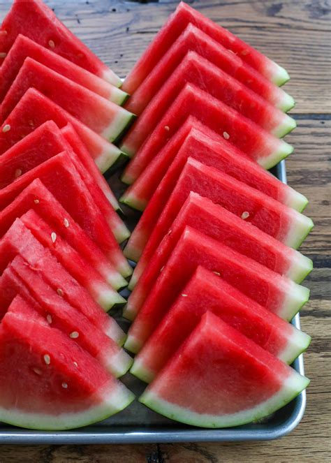 How to Cut Watermelon Slices