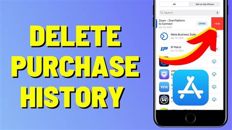 How to Delete Purchase History on Apple ID?
