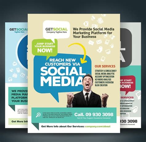 Social Media Marketing Flyer Template PosterMyWall