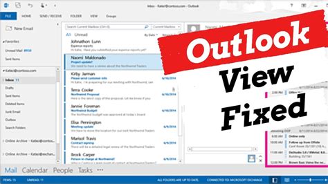 How to Fix Outlook Email View?