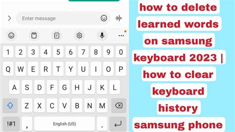 How to Get Rid of Learned Words on Samsung