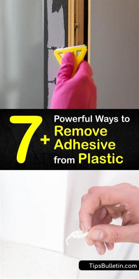 How to Remove Adhesive from Plastic