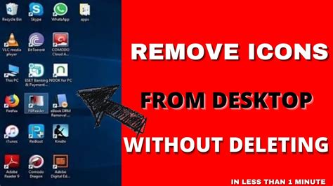 How to Remove Icons from Desktop