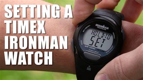 How to Set Time on Timex Ironman Triathlon Watch 30 Lap