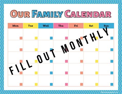 Five Family Photo Calendars to Create with Your Own Hands!