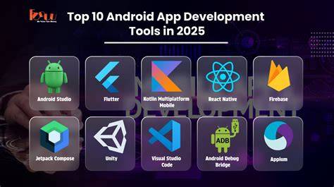 What tools are used to build Android apps