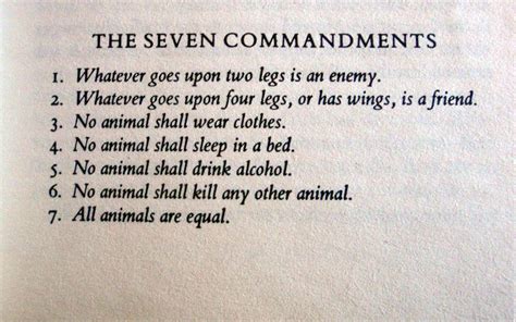 How Are The Commandments Broken In Animal Farm