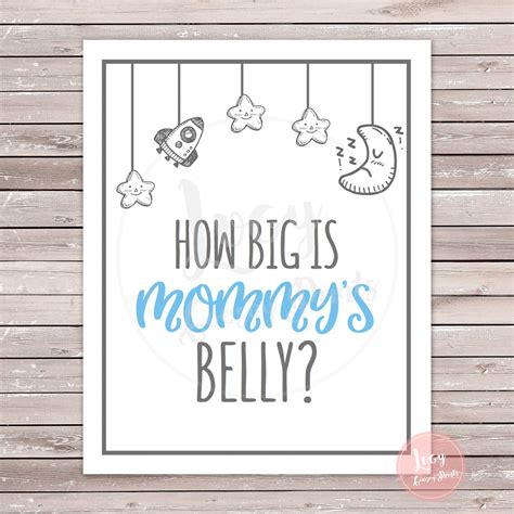 How Big Is Mommy's Belly Free Printable