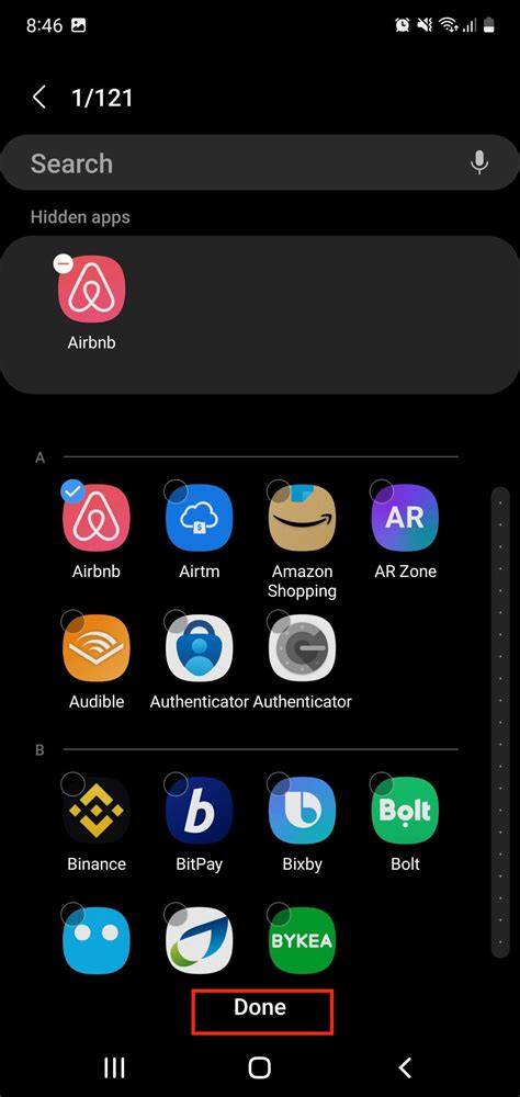 What it means to hide apps on Android