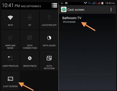 How to cast from Android to TV