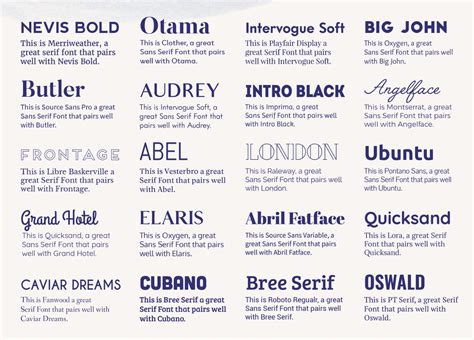 How Complementary Fonts Create a Professional Look for Your Design!