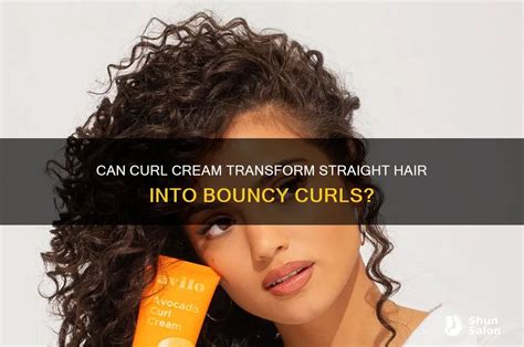 How Curl Cream Might Interact with Straight Hair