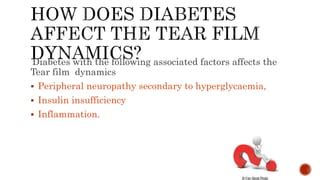 How Diabetes Affects Tear Production