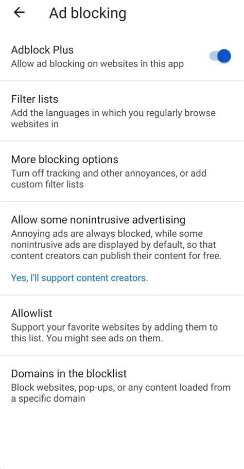 What about blocking Google ads on Android